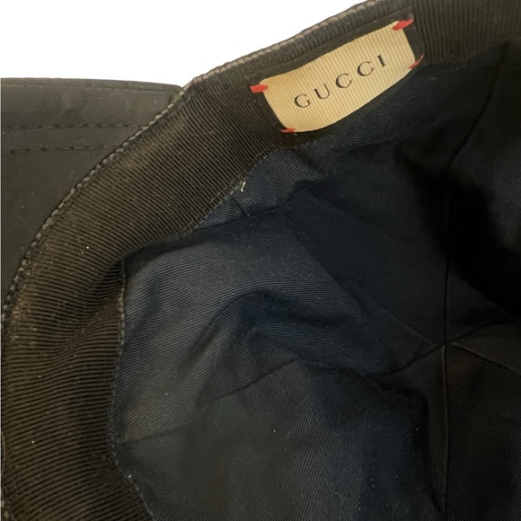 Gucci GG Nylon Baseball Cap, Navy - Picture 7 of 9